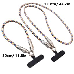 240W Fast Charging USB-C to C-type Data Cable, Suitable For Type-C Phone Lanyard And Charging Cable 2-in-1 C-to-C Neck Wristband