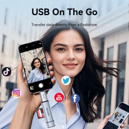 Vention Lighting OTG Adapter Lighting Male to USB A Female Converter for iPhone 14 13 12 iPad Xr Pro Max Lighting USBA Connector