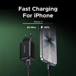 UGREEN 45W GaN Charger PD 3.0 UFSC PPS 5 Ports For iPhone 18 17 16 Pro Max Samsung S26 Xiaomi Tablet iPad Air USB C Fast Charger