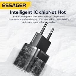 Essager 20W GaN PD USB C Charger for iPhone 14 13 12 11 Pro Max Mini SE Phone QC3.0 PD 3.0 USB Type C Fast Charging for iPad Air