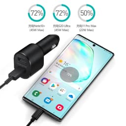 Samsung Dual Usb Car Charger 60w 45w 15w Type C Auto Chargeur Cargador For Galaxy A15 A14 A16 S24 Note20 Ultra Z Flip Fold 5 6 7