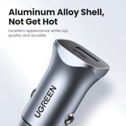 UGREEN Car Charger Type C Fast USB Charger for iPhone 17 16 15 Xiaomi Car Charging Quick 4.0 3.0 Charge Mobile Phone PD Charger