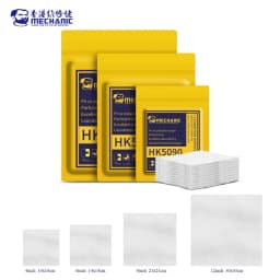 MECHANIC HK5090 Super Soft Cleanroom Wiper Cleaning Non Dust Cloth Dust Free Paper Clean LCD Repair Cloth For Phone Pad Tablet