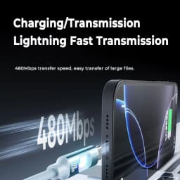 NNBILI 120W USB C To USB C For iPhone 16 17 Pro Fast Charge Cable Hollow RGB Light USB A to Type C Cable For Macbook Samsung S26