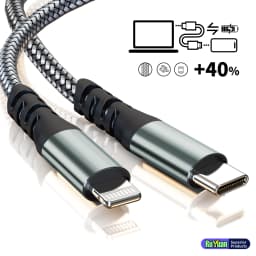 MFi Certified USB C to Lightning Cable 20W Nylon Braided Fast Charging Cord for iPhone 14-8 iPad AirPods 1m 2m 3m
