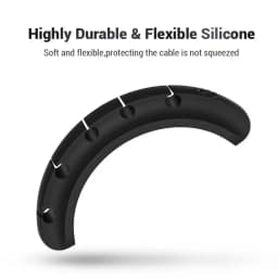 Cable Cord Wire Organizer Silicone USB Cable Winder Management Clips Self Adhesive for Mouse Keyboard Headset For iPhone Huawei