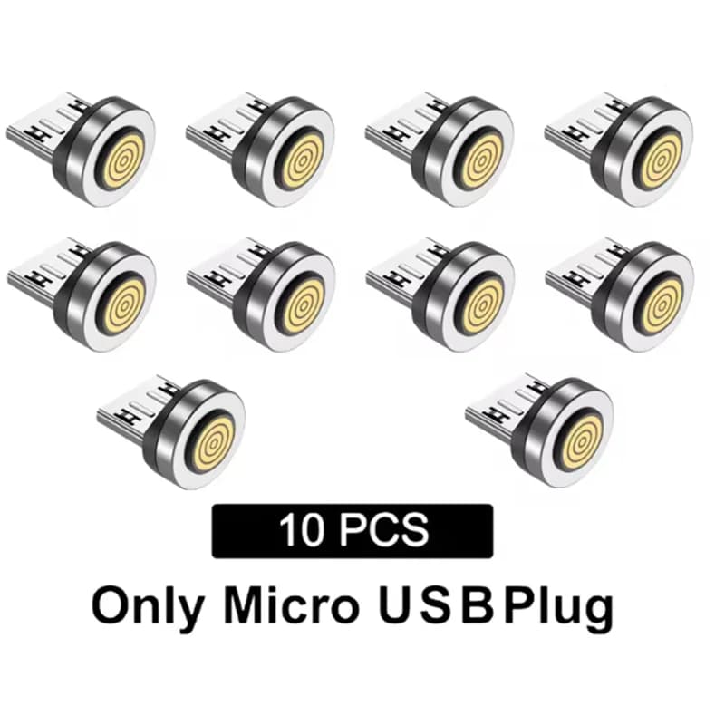 10Pcs 7 Pin Magnetic Tips for Magnetische Cable Micro USB Type C Replacement Plug Dust Plug for Samsung Xiaomi