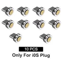 10Pcs 7 Pin Magnetic Tips for Magnetische Cable Micro USB Type C Replacement Plug Dust Plug for Samsung Xiaomi