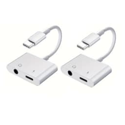 2in1 Audio Adapter USB C to USB C+3.5mm Converter One Port Becomes Two Ports, Suitable for Samsung and iPhone