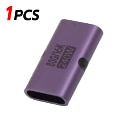 1/5/10pcs 240W PD USB C Female To Female Adapter 80Gbps High-Speed 16K 60Hz Video for MacBook Pro Air IPad Type-C HUB Converter
