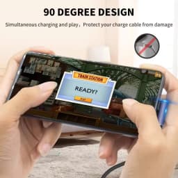 NNBILI USB4.0 40Gbps OTG Type C 90 Degree 100W 5A USB C to Type C Fast Charging Converter USB C Data Adapter For Macbook 8K60HZ