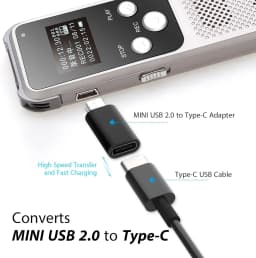 USB C OTG Optional (10 Sets) (5 Sets) USB C OTG to C Adapter; Mini to C; Micro to C; Multi- Adapter for Smartphones, Laptops, Ca
