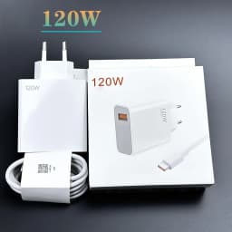 For Xiaomi 120W Charger Turbo Fast Charge EU Hypercharge Gan Adapter For Redmi Note 11 12 Pro Plus 5G Mi 14 13 13T Cable