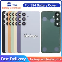 For Samsung S24 S 24 SM-S921B S921U 5G Battery Back Cover Rear Door Glass Panel Housing Case Replacement Parts And Camera Lens