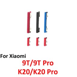 For Xiaomi Mi 9T Pro Phone New Power Volume Button On Off Up Down External Key Internal Flex Cable Parts For K20 Pro Black Blue