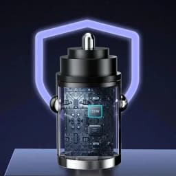 USB Car Charger 100W PD Type C Fast Charging Car Phone Adapter For iPhone 15 Samsung S24 Xiaomi Quick Charge 3.0 Charger In Car
