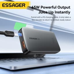 Essager Ultra Thin 65W GaN Travel Charger Quick Charge 4.0 PD3.0 PPS Portable Type C Charger For iPhone Samsung Macbook Laptop