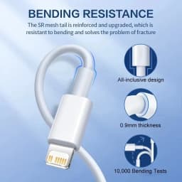 35W PD USB C Fast Charging Cable For iPhone X XR XS 11 12 13 Pro Max 14 Plus 6S 7 8 Original Quick Charger USB Data Cable 2M 3M