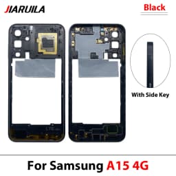 NEW For Samsung A15 4G A155 A15 5G A156 Middle Frame Housing Frame Panel Rear Housing Case Panel Replacement Part