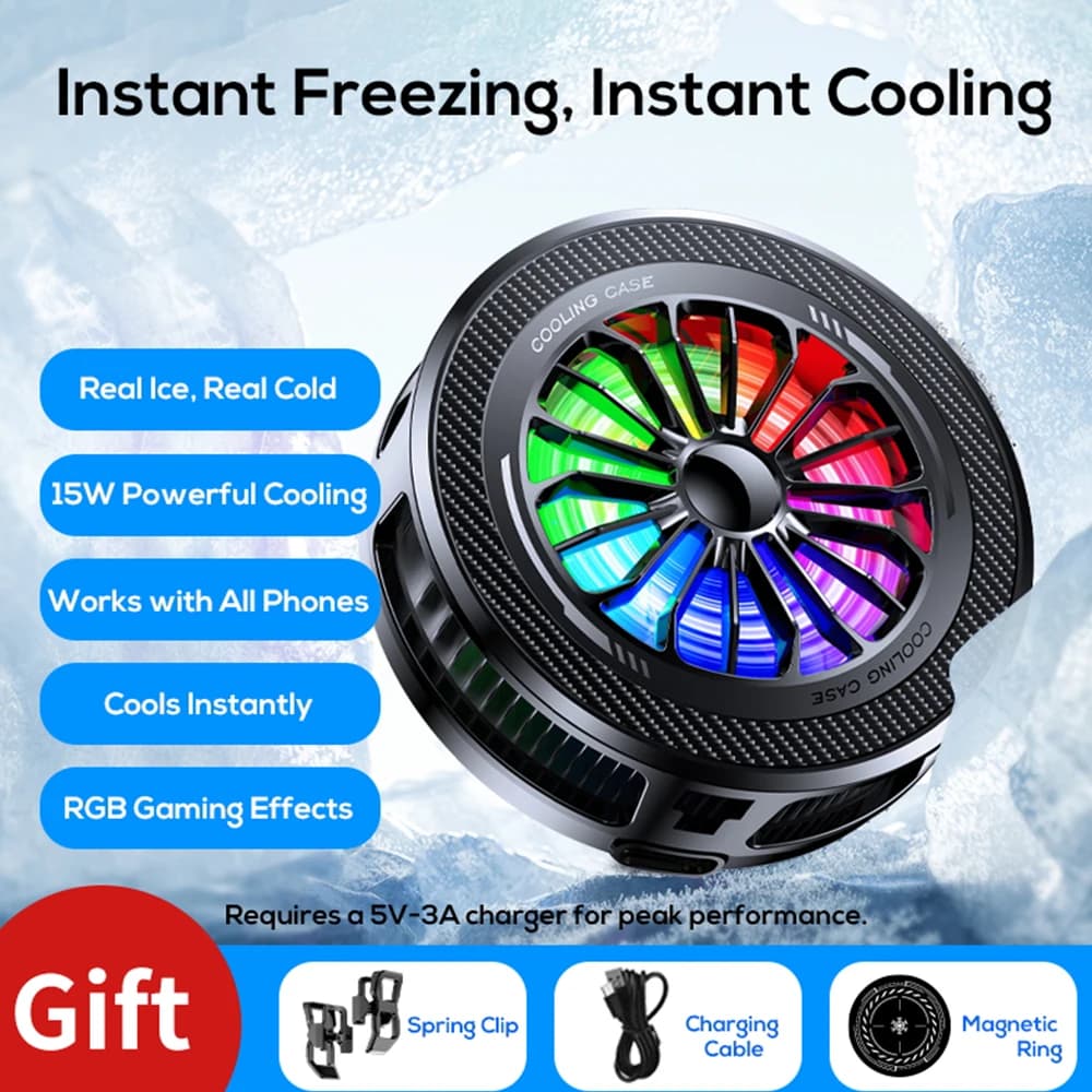 K5 Semiconductor Refrigeration Mobile Phone Cooler Cooling Silent Noise Reduction Magsafe Strong Magnetic Suction Function