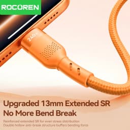Rocoren 240W USB Cable PD USB C to Type C Cable for Huawei Xiaomi Samsung USB C Fast Charging Chager Cable Cord Type-C Cable