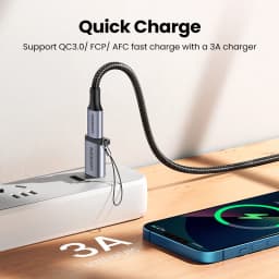 UGREEN USB C Adapter USB 3.0 2.0 Male to USB 3.1 Type C Female Type-C Adapter for Laptop Samsung Xiaomi 10 Earphone USB Adapter