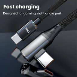 90 Degree Elbow USB C Cable PD 120W Fast Charging Type C To Type C Cable For iPhone 15 Samsung Xiaomi Huawei Charger Data Cord