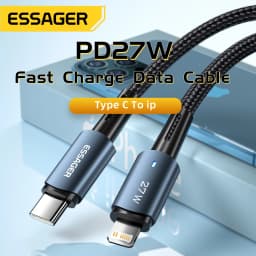 Essager USB C Cable For iPhone 14 13 12 11 Pro Max XS 20W Fast Charging Cable Type C To Lighting Date Wire For iPad Macbook