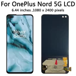 Super AMOLED For OnePlus One Plus Nord LCD Display Touch Screen Digitizer Panel For 1+Nord 5G AC2003 AC2001 LCD Frame
