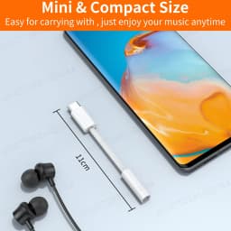 USB Type C to 3.5mm Female Headphone Jack Adapter USB C to Aux Audio Cable Cord for iPhone 15 Plus15 Pro Max iPad Pro MacBook