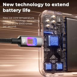 NNBILI Dual Type C 120W USB A to Type C Fast Charging Data Cord Type-C Quick Charging for Huawei MacBook iPad iPhone 18 17 Honor
