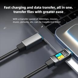 100W Type-C to Type-C Mobile Fast Charging Data Cable Suitable for iPhone 15/16 Samsung Huawei Xiaomi OPPO Phone Charging Cable