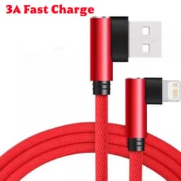 0.25m 1m 1.5m 2m 3m USB Charger Cable For Apple iphone 13 12 11 Pro XR XS MAX 5S 6 7 8 Plus iPad Mini Air 3 Data Sync Elbow Line