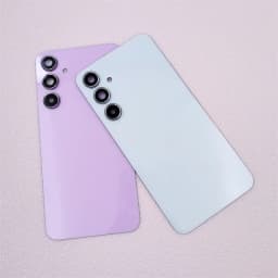 Back Glass Cover For Samsung Galaxy A55 SM-A556E Battery Case Rear Door Housing Lid Panel Shell Repair Parts +Camera Lens &Glue