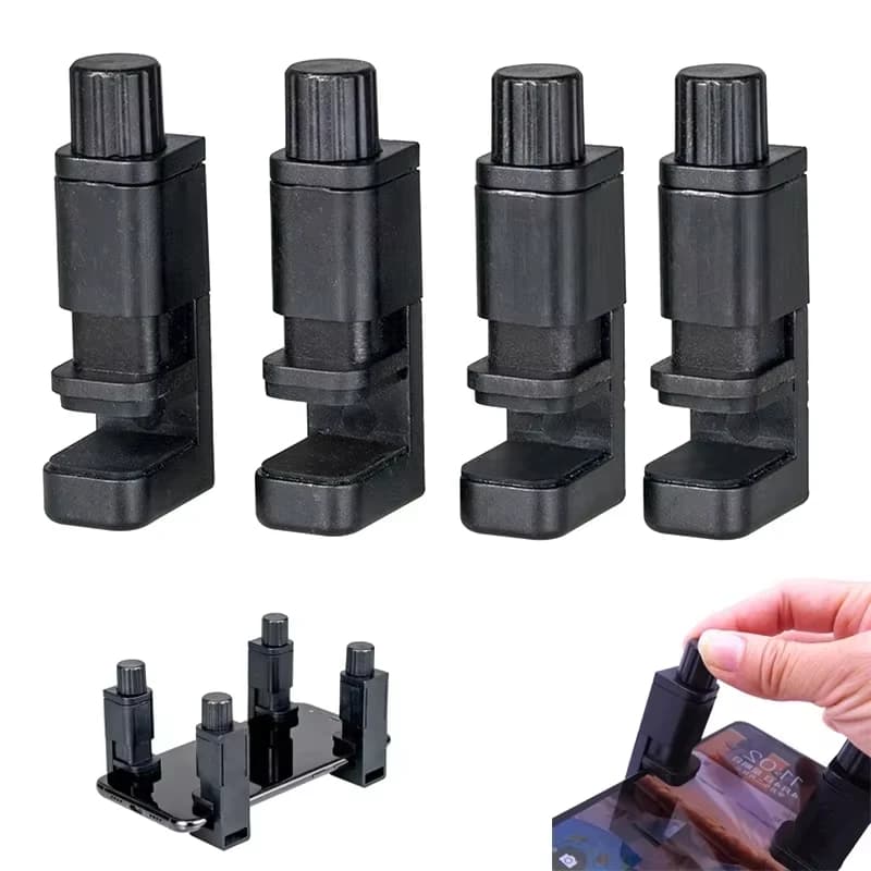 4-16pcs Adjustable Black Clip Fixture Clamp Mobile Phone Repair Tools LCD Display Screen Fastening Clamp Clip Phone Repair Tools