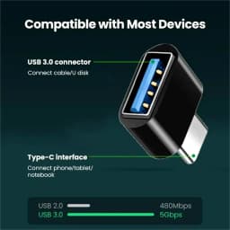 Mini Type C to USB Adapter 3.0 USB-C Male OTG A Female Data Connector For MacBook Pro iPad Mini 6/Pro MacBook Air Type C Device