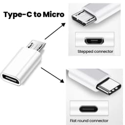 1-10PCS Type C To Micro USB Adapter Charging&Data Transfer Connector Micro USB Male to Type C Female Adapter For Xiaomi Huawei