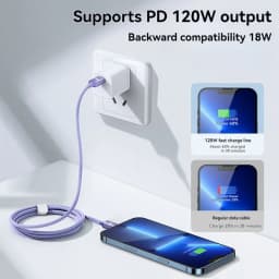 NNBILI Type C PD 120W Cable for iPhone 14 13 12 11 Pro X 8 Fast USB to L Cable for iPhone Charging Cable Type C to L Cable Wire