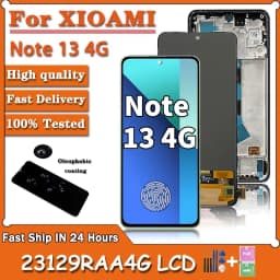 Super AMOLED for Xiaomi Redmi Note 13 4G 23129RAA4G 23124RA7EO Lcd Display Digital Touch Screen for Redmi Note13 4G Screen