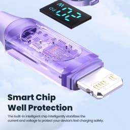 Toocki PD 20W Fast Charging Type C Cable For iPhone 14 13 12 11 Pro Max X XR XS Silicone Smart Digital Display Phones Data Cable