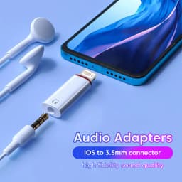 Olaf Lightning To 3.5 MM Jack AUX Adapter For iPhone 14 13 12 Adapter USB C Headphone Connector Audio Splitter Phone Accessories