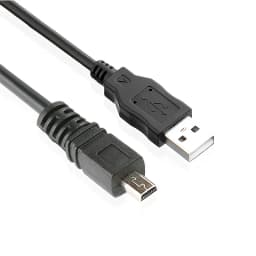 UC-E6 Digital Camera USB Data Cable Mini 8 Pin for Nikon CoolPix Fuji Panasonic Olympus Sony Camera cable