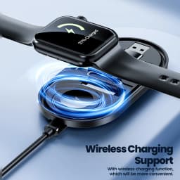 Toocki Mini Data Cord Wire Set Watch Wireless Charger USB C To Tpye C Fast Charging Cable Travel Multi Function Organiser Box