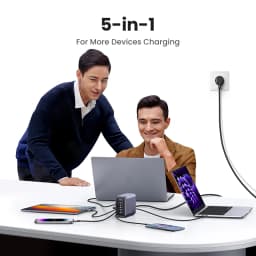 【Korean Plug】UGREEN 300W GaN Charger 5 IN 1 Desktop Charging Station PD3.1 Fast Charger for MacBook Pro iPad Tablet iPhone 18
