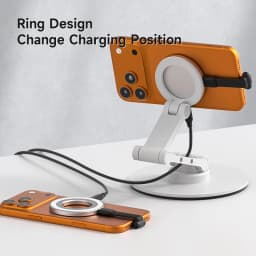 Hagibis Magnetic Adapter Ring for Phone and Tablet Charging Port Type-C Plug Conventer 240W Cable for iPhone 17 Pro iPad Magsafe