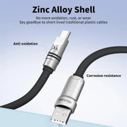 Hichain PD15W USB A To C Fast Charging Cable Liquid Silicone Soft Cable For Samsung For Xiaomi For Huawei 1.2M/2M Phone Cable