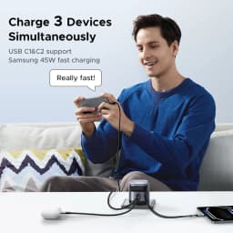 UGREEN 45W GaN Retractable Cable Charger UFCS PPS QC PD 3.0 For iPhone 16 15Pro Samsung S25 iPad Macbook Air Tablet Fast Charger