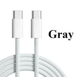 60W PD USB-C To USB C Fast Charger Cable for Apple IPhone 16 Pro Max 15 Plus Type-C Charging for Samsung Xiaomi IPad MacBook
