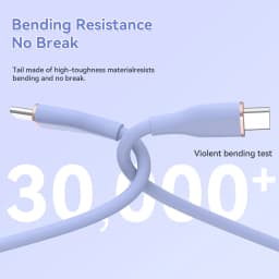 ASOMETECH 1M/2M USB C To Type C Cable PD 60W Fast Charging Wire USB-C Charger Data Cord For Macbook Samsung Xiaomi Type-C Cable