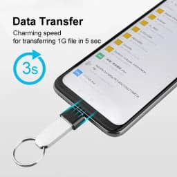 NNBILI Type C to USB Adapter 3.0 USB-C 3.1Male OTG A Female Data Connector For MacBook Pro iPad Mini 6/Pro MacBook Air C Devices